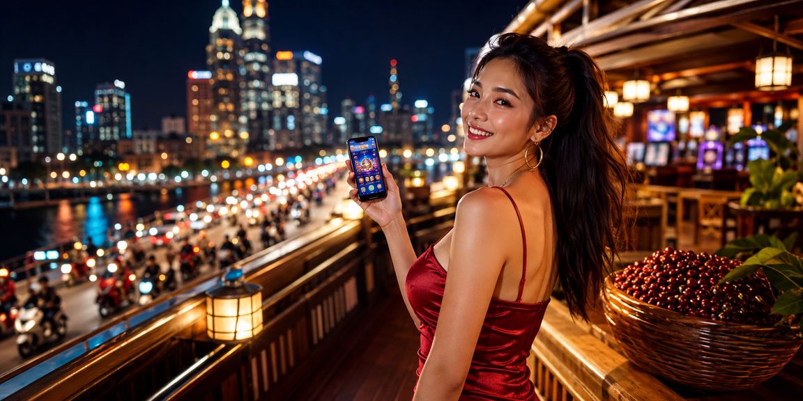 Người dùng tại TP.HCM ngồi cà phê mở app nk8 trên điện thoại xem tiền thưởng